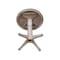 International Concepts Round 30 in Round Top Pedestal Table, 34.9 inH, Washed Gray Taupe, 30 W, 30 L, 35.9 in H, Wood K09-30RT-27B-6B - alternate 2